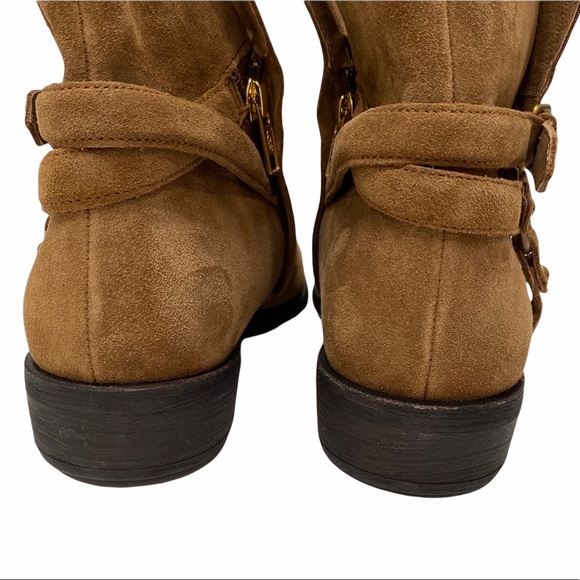 NWOT UGG Kelby Chestnut Suede Ankle Booties Size 9 - Picture 4 of 6